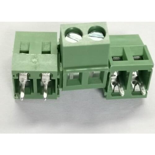 50PCS/Lot KF128-2P KF128 2Pin DG128 5.0MM 300V 10A 2P screw Terminal Block connector