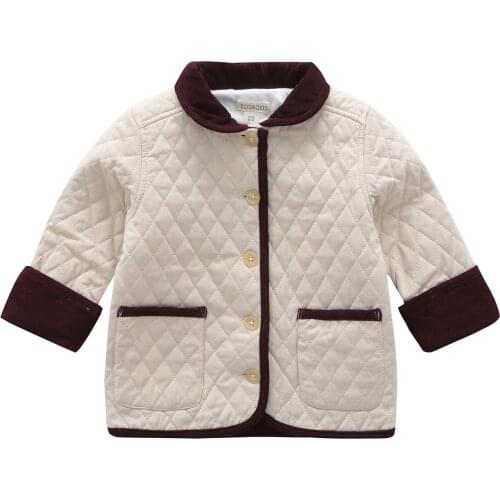 Winter Little Baby Boys 100% Cotton Solid Knit Cotton clothing OutWear for Cold Weather Warm Jackets & Coats