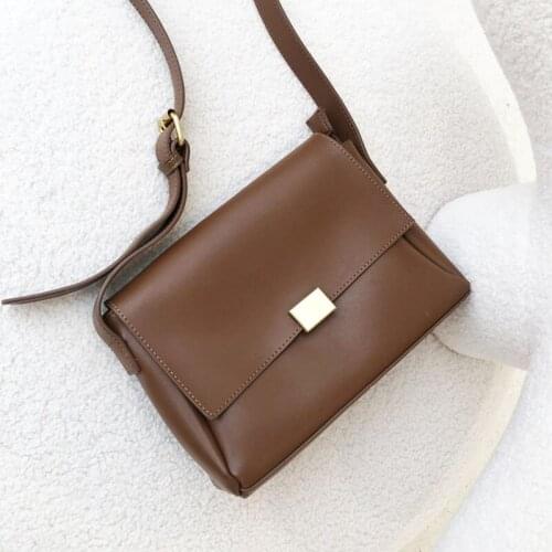 Business OL Casual Vintage Luxury Designer Women Handbags Crossbody Bags Shoulder Messenger Female Plain PU Bag