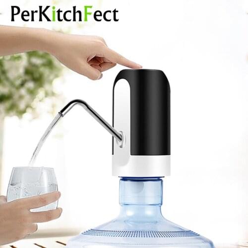 Electric Water Dispenser Pump USB Charging Bottle Water Pump Automatic One Click Auto Switch Drinking Dispenser