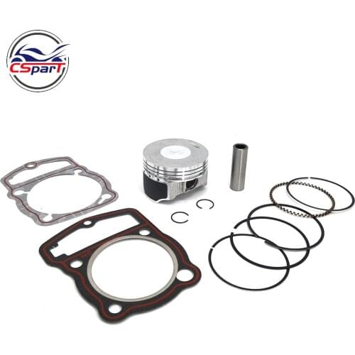 Racing Molybdenum 65.5MM 15MM Piston Ring Gasket Kit CB250 CB200 200CC 250CC 165FMM ZongShen Loncin Dirt Pit Bikes Motorcycle