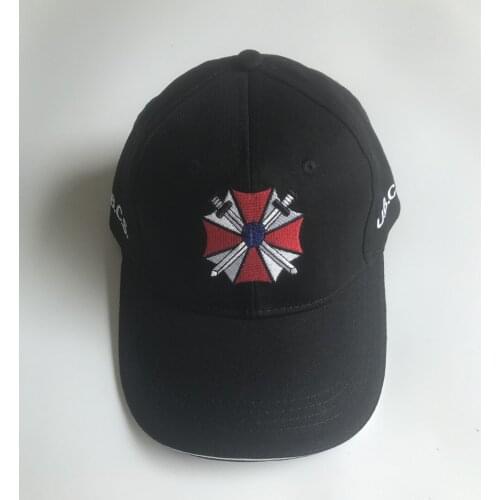 Biohazard Umbrella Countermeasure Service UBCS Cosplay Adjustable Embroidered Hat Black Baseball Cap