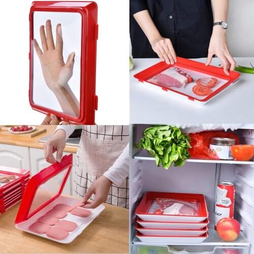 Food Preservation Tray Refrigerator Buckles Disc Vacuum Smooth Edge Fruit Storage Collection Tool