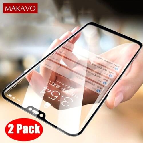 MAKAVO Screen Protectors For Xiaomi Mi 8 Lite