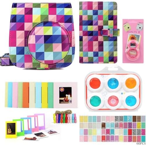 Fujifilm Instax Mini 11 9 Camera Accessories Bundle Kit Shoulder Bag Case 96 Pockets Photo Album Film Frames Filters Selfie Set