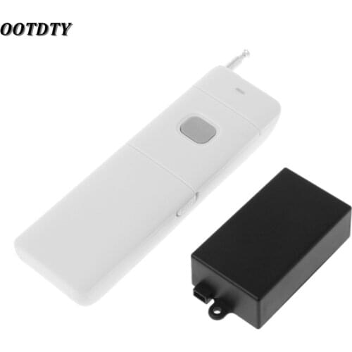 OOTDTY 3000m Long Range DC 12V 1CH RF Wireless Remote Control Switch System 315 Mhz 1-Key Transmitter + Receiver