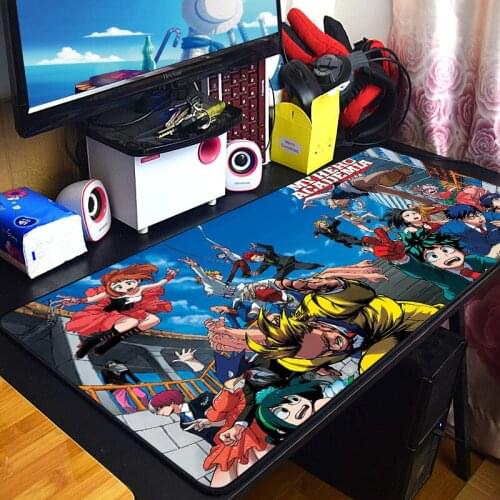 My Hero Academia Rectangular Tablecloth Waterproof Rubber Mouse Pad Computer Mousepad Anime Fashion Laptop Gamer Desk Mat