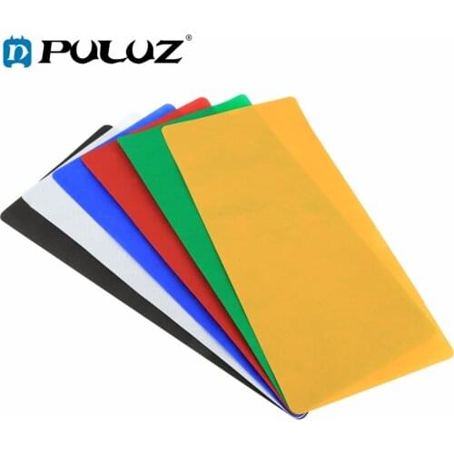 PULUZ 6 PCS Photo Studio 80x40 Collapsible Photography background Backdrop Kits For 40cm Studio Shooting Tent Box Kit lightbox