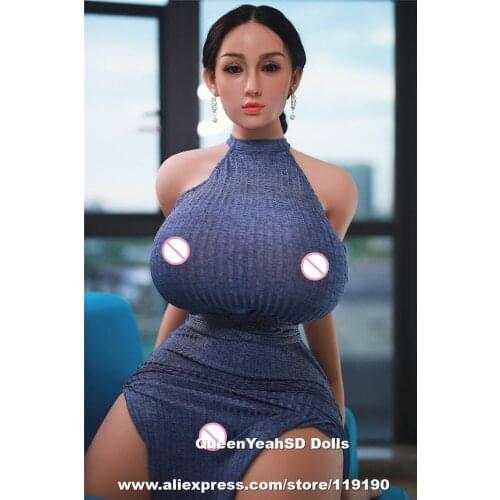 159cm L Cup Real Silicone Sex Doll Big Boobs Love Dolls For Man Silicone Head Implanted Hairs Sexuales De Silicona Adultos