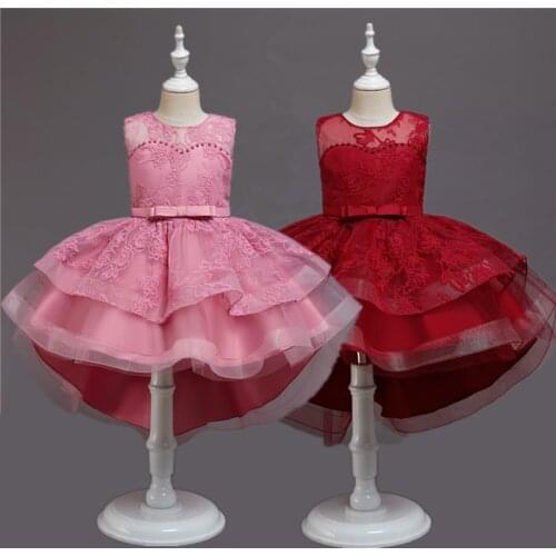 Christmas Dress Girls New Year Costume Kids Dresses for Girls Ceremony Gown Dress 4-10T Elegant Girl Princess Dress Prom Frocks