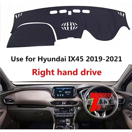 TAIJS Factory Sport Dust resistant Polyester Fibre Car Dashboard Cover For Hyundai IX45 2019-2021 Right hand drive