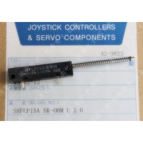 [VK] ORIGINAL JAPAN SAKAE S8FLP15A travel push-pull linear spring reset potentiometer 5K switch