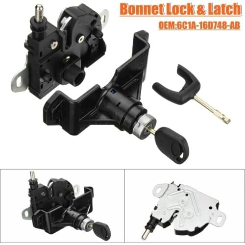 For Ford Transit MK7 2006-2011 Bonnet Hood Lock and Latch Complete Set with 2 Keys