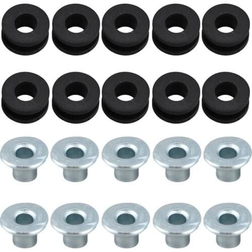10pcs Motorcycle Rubber Grommets For Honda For Yamaha For Suzuki For Kawasaki Fairings