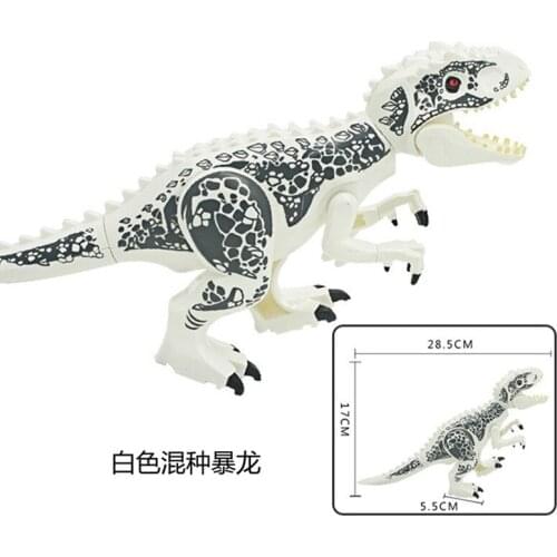 28cm Big Size Block Toy Jurassic Dinosaur Building Blocks Dinosaur Tyrannosaurus Rex Building Blocks Set Kids Model Toys Blocks