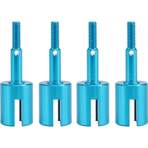 4 Pcs RC Aluminum Alloy Wheel Axle Cup for Tamiya TT01 TT01E TT02 TT02B Touring Car 51006 9005713