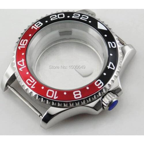 40mm Sapphire glass 316L watch case Two-way rotation (19 types for you to choose) fit ETA2836 Mingzhu DG2813 dg3804movement P507