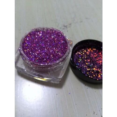 5g/jar Baby Peach Holographic Glitter Ultra Fine .008, resin supplies, rainbow glitter, loose glitter, nail glitters