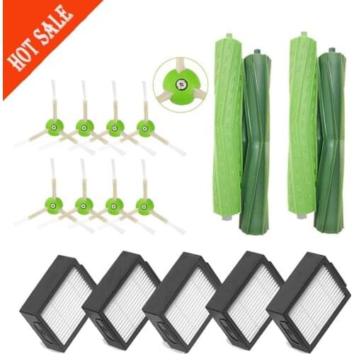 Accessories Replacement Side Brush&Hepa Filters&Bristle Brush for iRobot Roomba i7 i7+/i7 Plus E5 E6 E7 Vacuum Cleaner