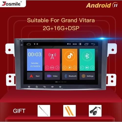 IPS DSP 2 Din Android 11 Car Radio For Suzuki Grand Vitara 2005 2006 2007 2008 2009 2010 2011 2012 2013 Multimedia GPS Stereo
