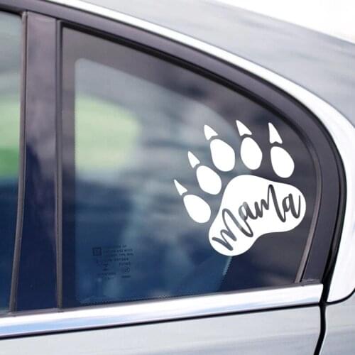 Bear Paw Mama Vinyl Decal Car Sticker Waterproof Auto Decors on Bumper Window Laptop