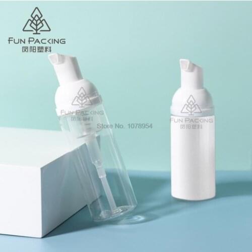 1000pcs 50ml/60ml White Airless Lotion Pump Bottle Toiletries Container Plastic White Cosmetic Cream Airless Pump Container