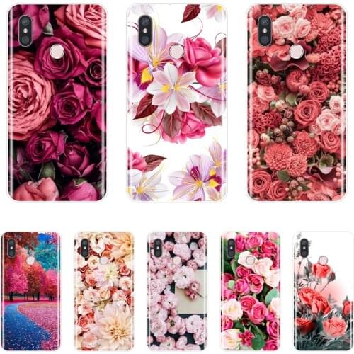 For Xiaomi Mi Note 1 2 3 Case Silicone Flower Soft Back Cover For Xiaomi Mi Max Mix 1 2 2S 3 Phone Cases