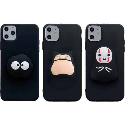 Cute Briquette Phone Holder Case for Alcatel 1 1S 1A 1B 2020 1V 1S 1L 2021 3X 3L 2019 3C 2020 5V 5 7 Spirit Stand Bracket Cover