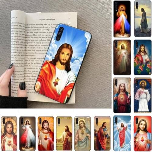 FHNBLJ Divine Mercy Jesus Cross Phone Case For Samsung Galaxy a50 A30S A50S a71 70 a10 case samsung a51 case