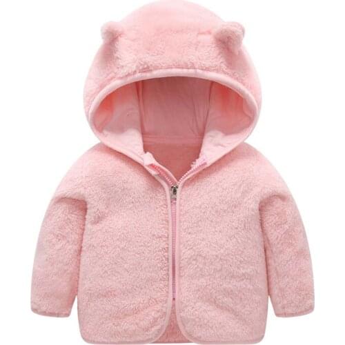 Cotton Striped Soft Newbrons Clothes For Babies Girls Boys Clothing Spring Warm Outerwear Infant Baby Hooded Jackets Coats 0-24M