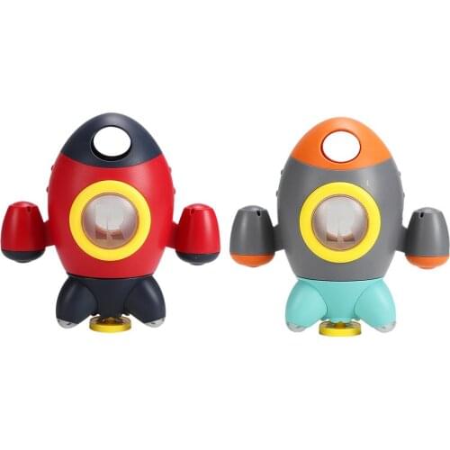 Hot Bath Toys Play In Summer In Bathroom Water Playing Toy Rocket Fountain Water Spraying Rotary Spraying Beach Toy For Gift