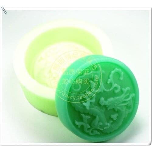 Chinese Dragon Silicone Soap mold Handmade 3d silicone mold mould DIY Craft molds S230
