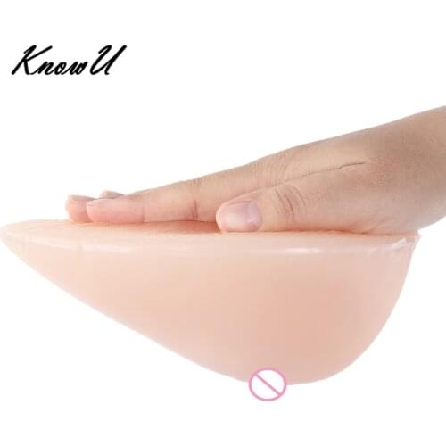 KnowU Drop-shaped Silicone Forms False Breast Crossdresser Postoperative Enhancer Shemale Transgender