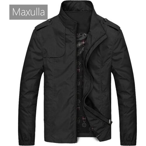 Maxulla Mens Jacket Spring Mens Casual Outwear Slim Fit Thin Coat Male Fashion Hip Hop Anorak Jackets Men Bomber Jackets 4XL