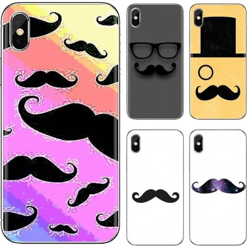 For Xiaomi mi Redmi Note 3 4 4X 5 6 7 8 8t 9 9s 9t 10 pro lite Moustache beard ustache mustache Soft Shell Case