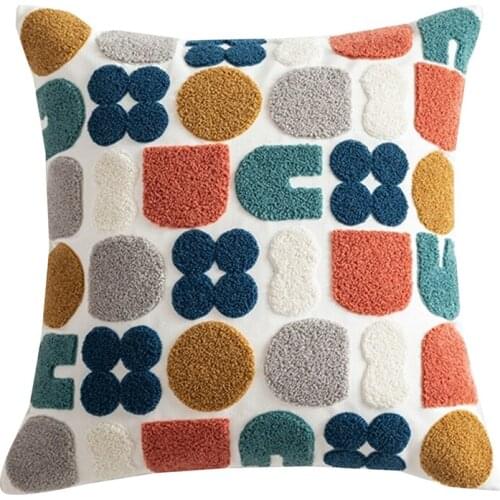 Custom Throw Pillow Covers Geometric Cushion Cover Nordic Decoration Home High Quality Yellow Deer Pillow Case For Pillow