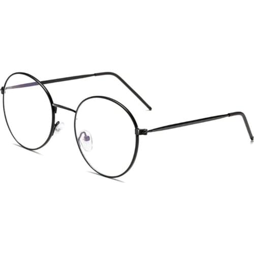 Computer Glasses Men Spectacle Frames Anti Blue Light Goggles Anti Glare Eyeglasses Frame Women Round Clear Lens Fake