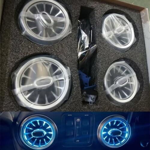 Fit for Jeep Wrangler JK 2007-2017 LED Condition Turbine Outlet Light Front Air Vent Inlet Ambient Lamp