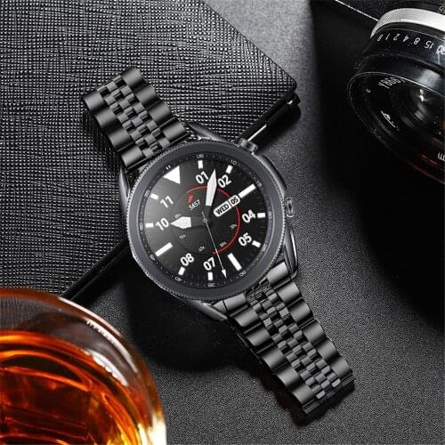 20mm 22mm Metal Watchband for Samsung Galaxy Watch 3 Band 45mm 41mm/Galaxy Watch 46mm/Active2 40mm 44mm/Gear S3 Strap Bracelet