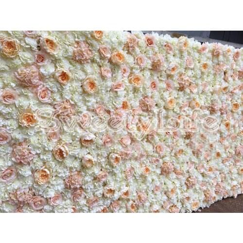 Wedding Flower Wall flower Backdrop Hydrangea &Peony Wedding decoration 10.5ft x 7.9ft