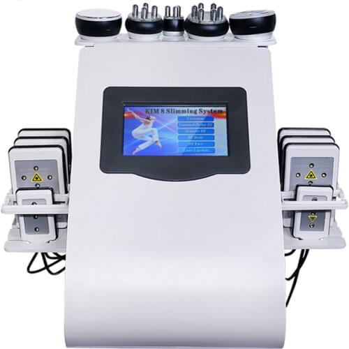 6 in1 40k Ultrasonic Vacuum Cavitation System RF Radio Frequency Lipo Weight Loss Machine Skin Tighten Anti-wrinkle Beauty Salon