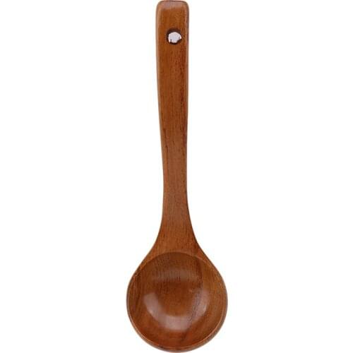 1pc Wooden Spoon Bamboo Kitchen Cooking Utensil Tool Tea Honey Coffee Soup Teaspoon Catering For Home Restaurant Kitchen