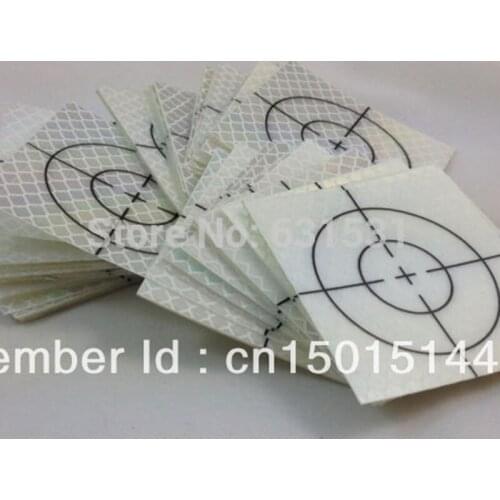 100 Pcs Reflector Sheet 50 x 50mm Reflective Tape Target