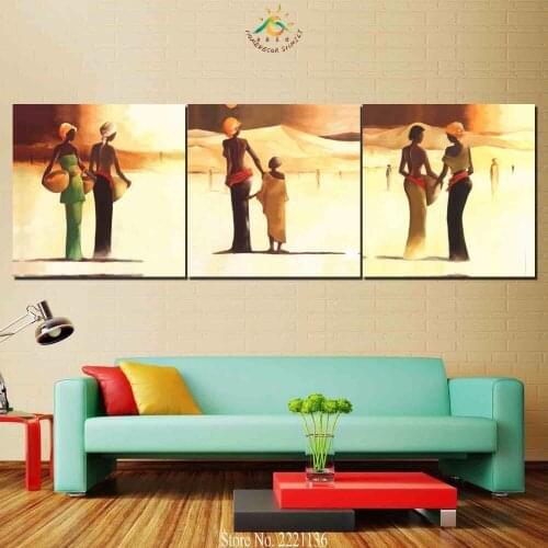 3 Pieces/set Egyptian Woman Print Canvas Painting Room Decor Print Poster Pictures for Living Room Home Decoration Unframed