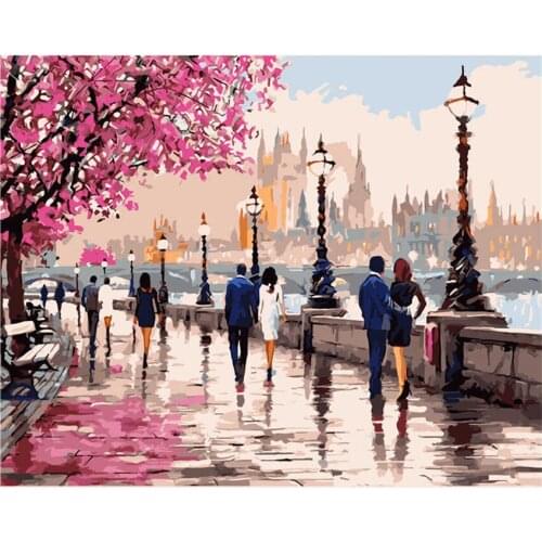 40*50CM DIY Hand Painted Home Living Room Decoration Acrylic Digital Oil Painting By Numbers