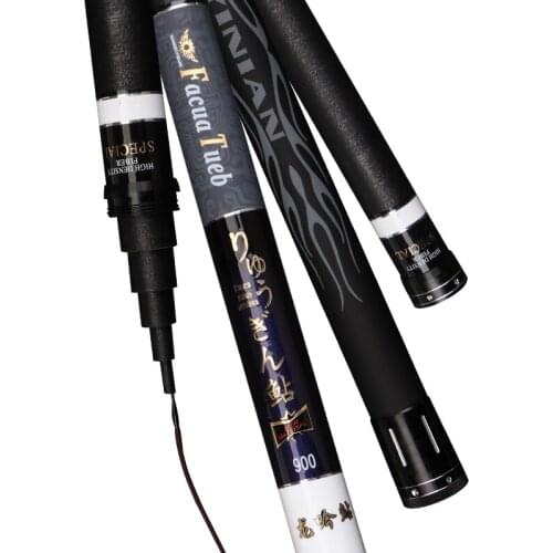 8/9/10'11'12/13/14/15m Power Hand Pole Sturgeon Rod Super Light Super Hard Taiwan Fishing Olta Long Sections Wedkarstwo De Pesca