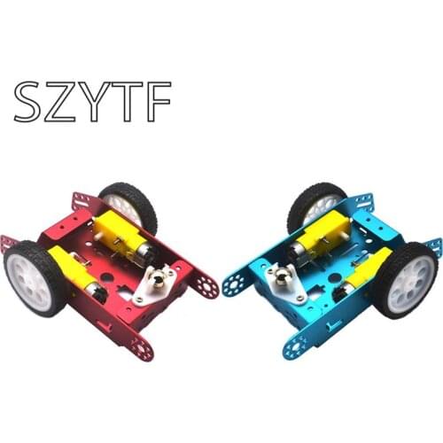 Aluminum Robot car smart car alloys car chassis DIY chassis two new car A30