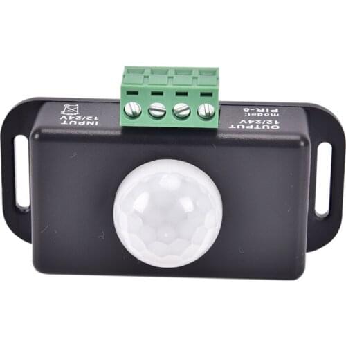Automatic DC 12V 24V 6A Infrared PIR Motion Sensor Switch For LED light Lamp