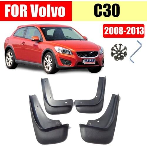 Mud flaps for volvo c30 Mudguards Fender volvo c30 Mud flap splash Guard Fender Mudguard car accessories Front Rear 4 pcs