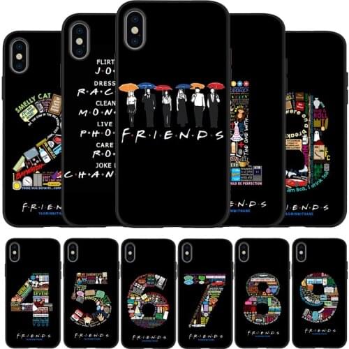 Central Perk coffee Friends Black TPU Silicone Soft Phone Case For iPhone 11 12 Pro X XR XS MAX 5 6 7 8 Plus SE 2020